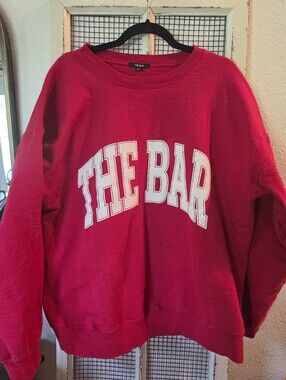 The BAR Varsity sweatshirt Red